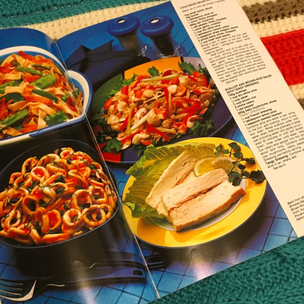 Vintage 1987 AWW Light & Luscious Summertime Cookbook Pamela Clark - Picture 6 of 11